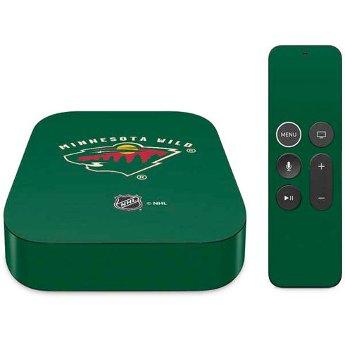 NHL Minnesota Wild Solid Background Apple TV Skin